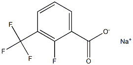 Sodium 2-fluoro-3-(trifluoromethyl)benzoate 结构式