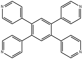 1,2,4,5-四-(吡啶-4-基)苯 结构式