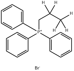 n-Propyl-2,2,3,3,3-d5-triphenylphosphonium Bromide 结构式