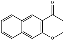 1-(3-METHOXY-2-NAPHTHALENYL)ETHANONE 结构式