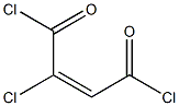 cis-2-chloro-2-butenedioyl dichloride 结构式