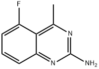 5-fluoro-4-methylquinazolin-2-amine 结构式