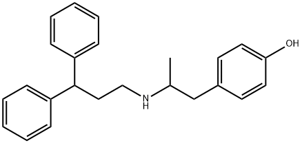 Phenol, 4-[2-[(3,3-diphenylpropyl)amino]propyl]- 结构式