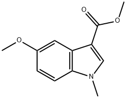 methyl 5-methoxy-1-methyl-1H-indole-3-carboxylate 结构式