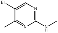(5-Bromo-4-methyl-pyrimidin-2-yl)-methyl-amine 结构式