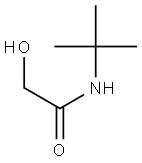 N-叔丁基-2-羟基乙酰胺 结构式