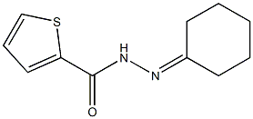 N'-cyclohexylidene-2-thiophenecarbohydrazide 结构式