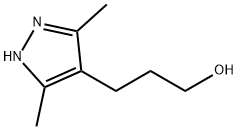 3-(3,5-DIMETHYL-1H-PYRAZOL-4-YL)PROPAN-1-OL 结构式