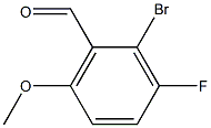 2-溴-3-氟-6-甲氧基苯甲醛 结构式