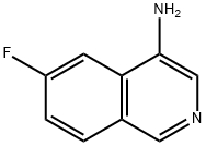 6-氟异喹啉-4-胺 结构式