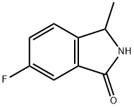 6-氟-3-甲基异-1-酮 结构式