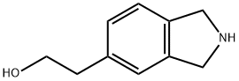 2-(2,3-dihydro-1H-isoindol-5-yl)ethan-1-ol 结构式