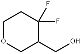 (4,4-二氟四氢-2H-吡喃-3-基)甲醇 结构式
