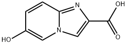 6-hydroxyimidazo[1,2-a]pyridine-2-carboxylic acid 结构式