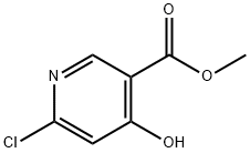 6-氯-4-羟基烟酸甲酯 结构式