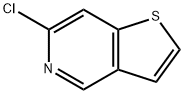 6-氯噻吩并[3,2-c]吡啶 结构式