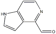 1H-吡咯并[3,2-C]吡啶-4-甲醛 结构式