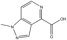 1-甲基-1H-吡唑[4,3-C]吡啶-4-羧酸 结构式