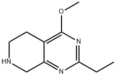 2-ethyl-4-methoxy-5H,6H,7H,8H-pyrido[3,4-d]pyrimidine 结构式
