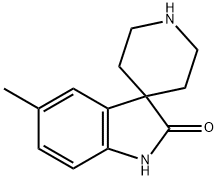 5-甲基螺[二氢吲哚-3,4'-哌啶]-2-酮 结构式