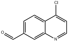 4-氯喹啉-7-甲醛 结构式