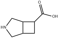 3-氮杂双环[3.2.0]庚烷-6-羧酸 结构式