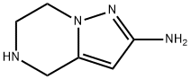 4H,5H,6H,7H-pyrazolo[1,5-a]pyrazin-2-amine 结构式