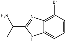 1-(4-bromo-1H-1,3-benzodiazol-2-yl)ethan-1-amine 结构式