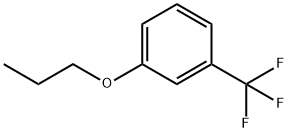 1-丙氧基-3-(三氟甲基)苯 结构式