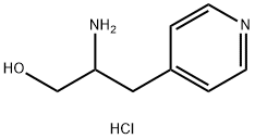 2-氨基-3-(吡啶-4-基)丙烷-1-醇二盐酸 结构式