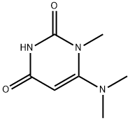 6-(二甲基氨基)-1-甲基嘧啶-2,4(1H,3H)-二酮 结构式