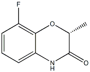 (R)-8-fluoro-2-methyl-2H-benzo[b][1,4]oxazin-3(4H)-one 结构式