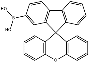 Boronic acid, B-spiro[9H-fluorene-9,9'-[9H]xanthen]-2-yl- 结构式