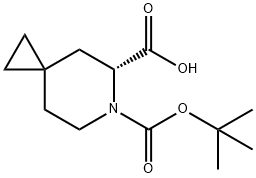 (R)-6-(tert-butoxycarbonyl)-6-azaspiro[2.5]octane-5-carboxylic acid 结构式