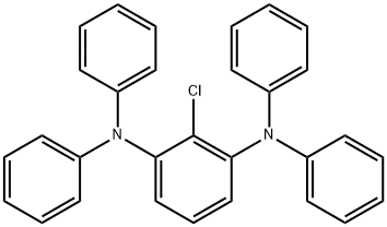 2-Chloro-N1,N1,N3,N3-tetraphenylbenzene-1,3-diamine 结构式