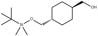 trans [4-(tert-Butyldimethylsilanyloxymethyl)-cyclohexyl]-methanol 结构式