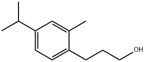3-(4-ISOPROPYL-2-METHYLPHENYL)PROPAN-1-OL 结构式