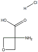 3-aminooxetane-3-carboxylic acid hydrochloride 结构式