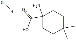 1-氨基-4,4-二甲基环己烷-1-甲酸盐酸盐 结构式