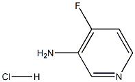 4-氟吡啶-3-胺(盐酸盐) 结构式