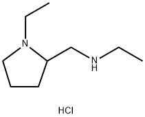 乙基[(1-乙基吡咯烷-2-基)甲基]胺二盐酸 结构式