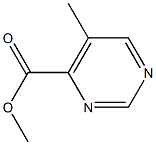 methyl 5-methylpyrimidine-4-carboxylate 结构式
