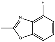 2-甲基-4-氟苯并噁唑 结构式