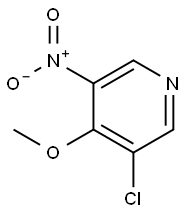 3-chloro-4-methoxy-5-nitropyridine 结构式