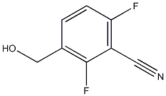 2,6-difluoro-3-(hydroxymethyl)benzonitrile 结构式