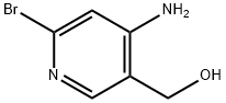 4-氨基-6-溴-3-吡啶甲醇 结构式