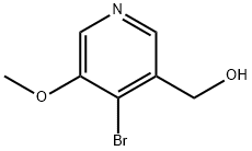 (4-BROMO-5-METHOXYPYRIDIN-3-YL)METHANOL 结构式
