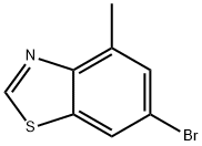 6-溴-4-甲基苯并[D]噻唑 结构式