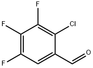 2-chloro-3,4,5-trifluorobenzaldehyde 结构式