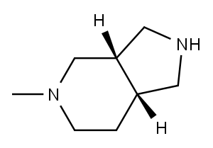 (3aS,7aR)-5-methyloctahydro-1H-pyrrolo[3,4-c]pyridine 结构式
